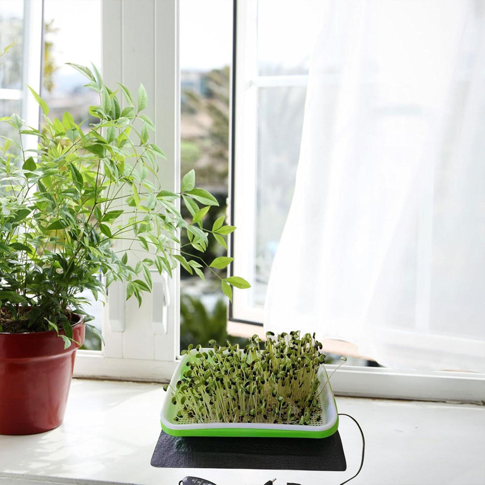 Seedling Heat Mat - 水耕栽培用ヒートマット、苗の育成用、防水、温度調節可能なパッド、室内栽培用