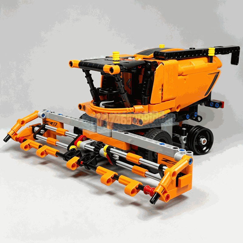 Agriculture Farming Education - 512ピース コンバインハーベスター MOC 農業車両モデル カスタムビルディングブロック 農業機械