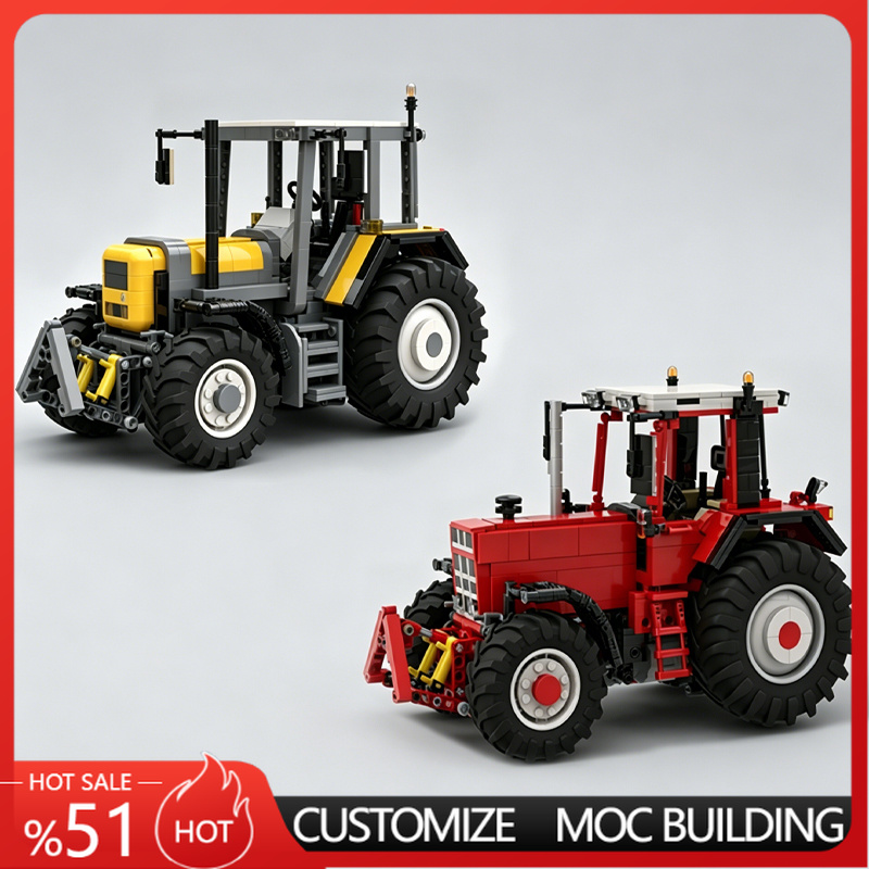 ファームトラクター MOC モデル農業車両組み立て教育玩具ギ - Agriculture Farming Education のレビューと価格