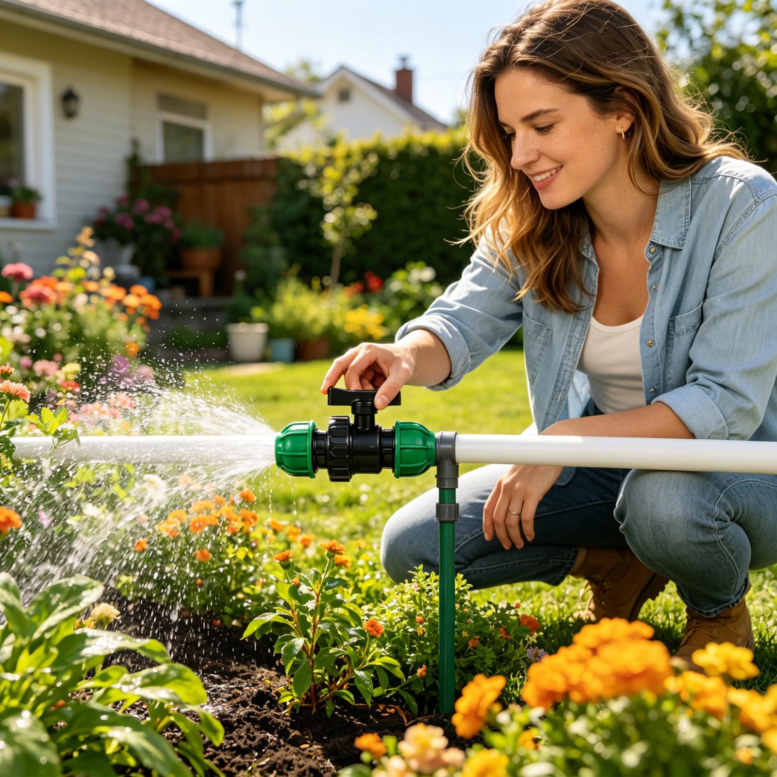 ガーデンホースシャットオフバルブ 25 ミリメートルパイプ継 - Farming Pipe For Agriculture のレビューと価格