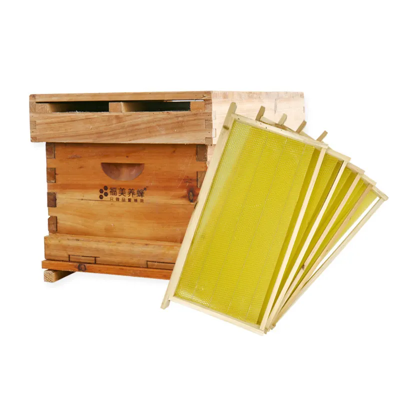 組み立て不要の養蜂用巣箱、標準的な10フレーム式、煮沸処理済 - Beehive Frame Wax のレビューと価格