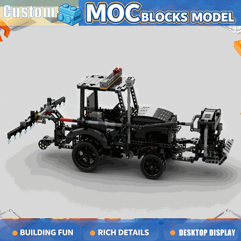 1326ピース ファームトラクター MOC ビルディングブロ - Agriculture Farming Education のレビューと価格