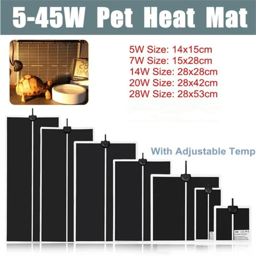 5～28W苗床ヒートマット 植物種子防寒ペット冬用ヒートマッ - Seedling Heat Mat のレビューと価格
