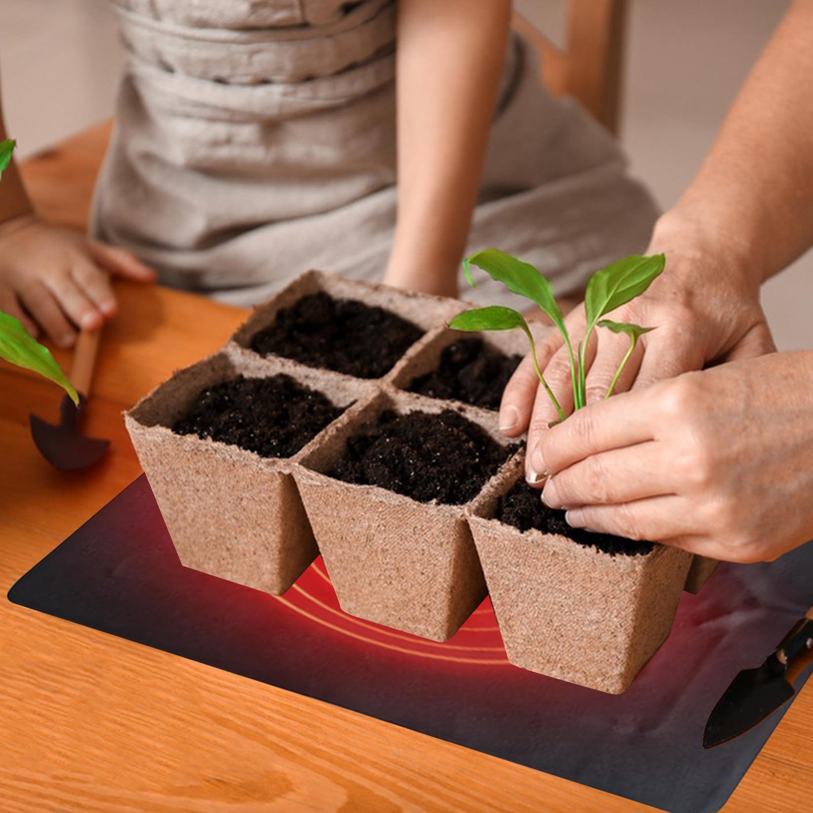 植物の育苗用ヒーターマット。室内植物の発芽を促進し、防水加工 - Seedling Heat Mat のレビューと価格