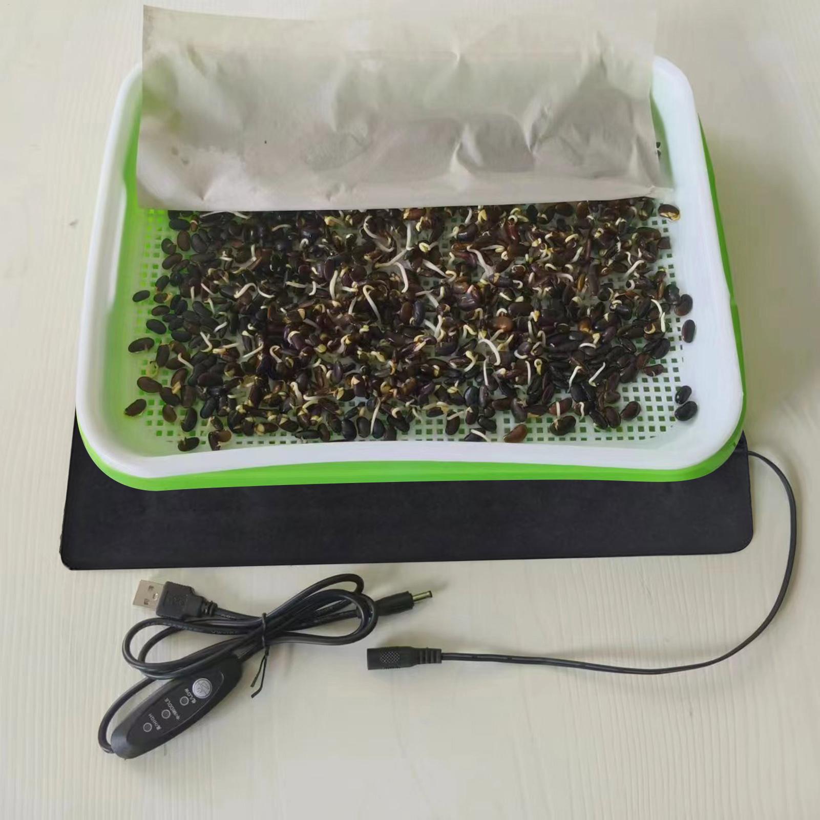 植物の育苗用ヒーターマット。室内植物の発芽を促進し、防水加工 - Seedling Heat Mat のレビューと価格