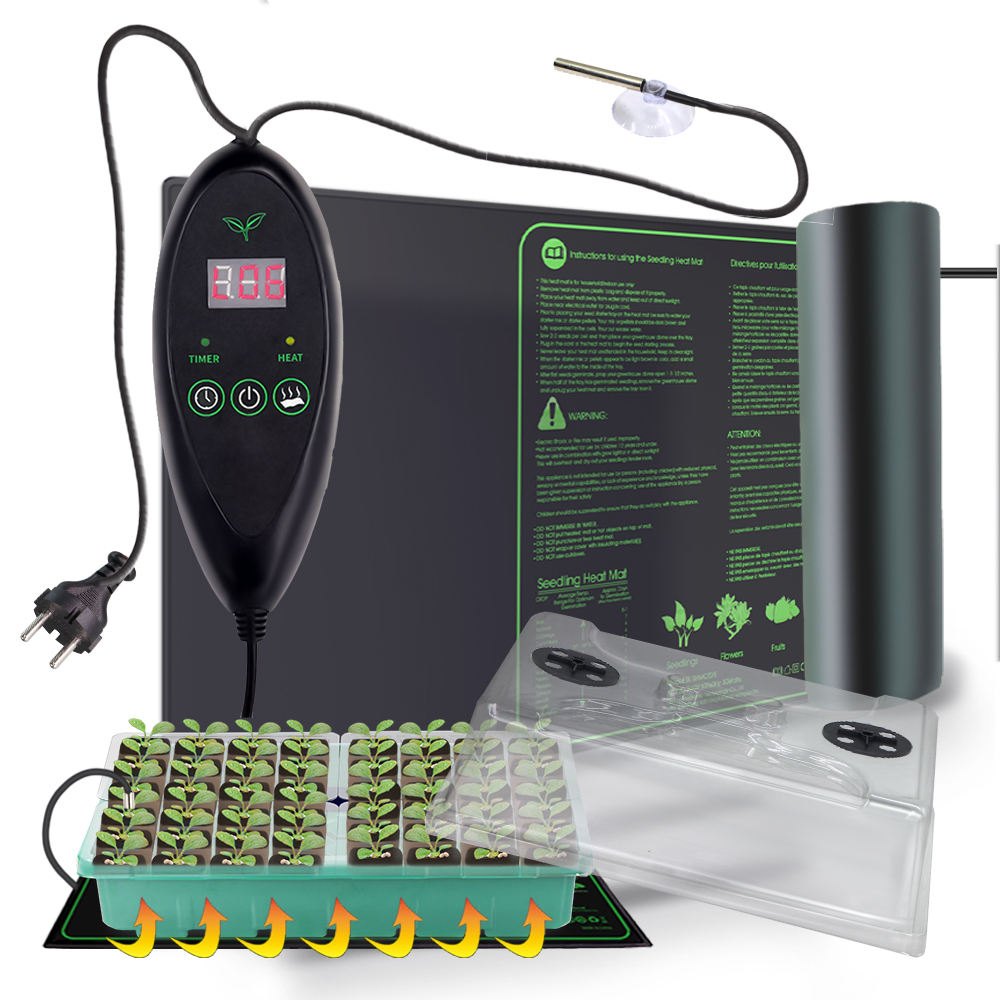 暖かい苗箱加熱マット RET 育苗ポットキット 室内植物栽培 - Seedling Heat Mat のレビューと価格