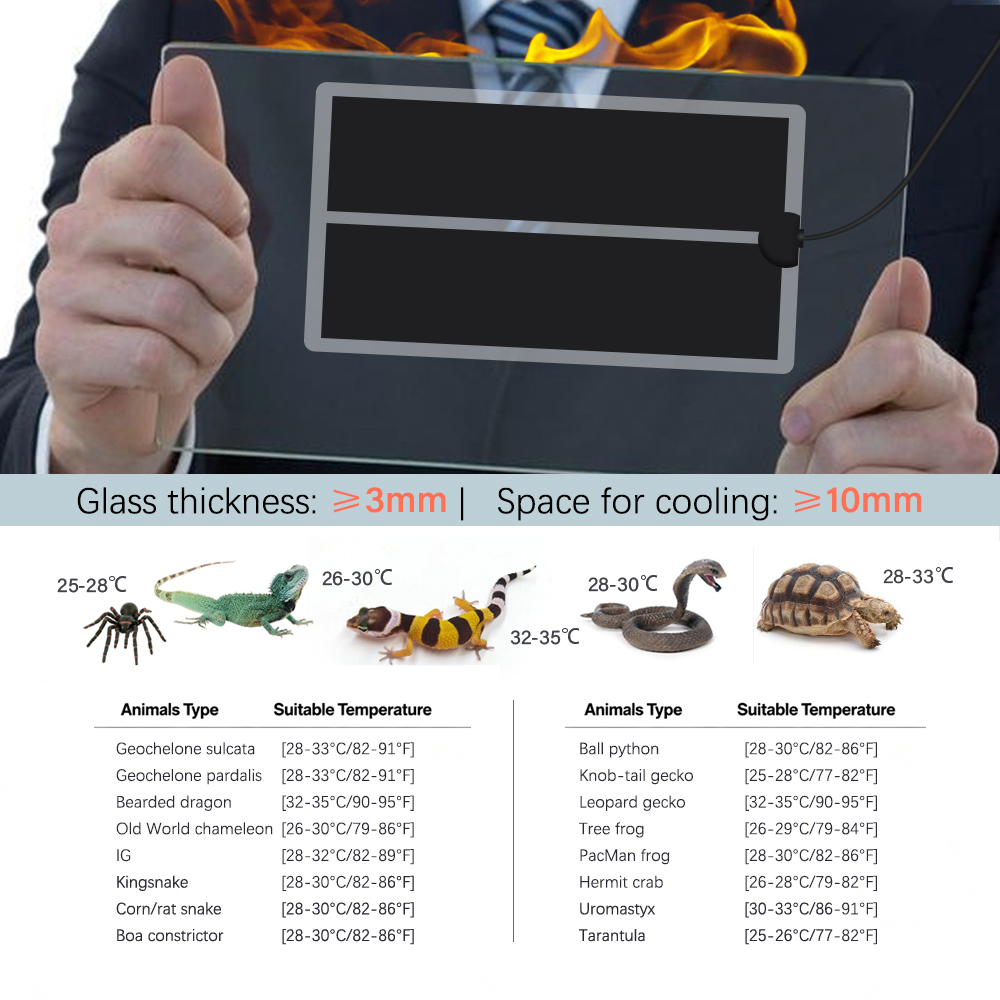 45W-5W 2/4/6H タイミングペット加熱パッド爬虫類 - Seedling Heat Mat のレビューと価格