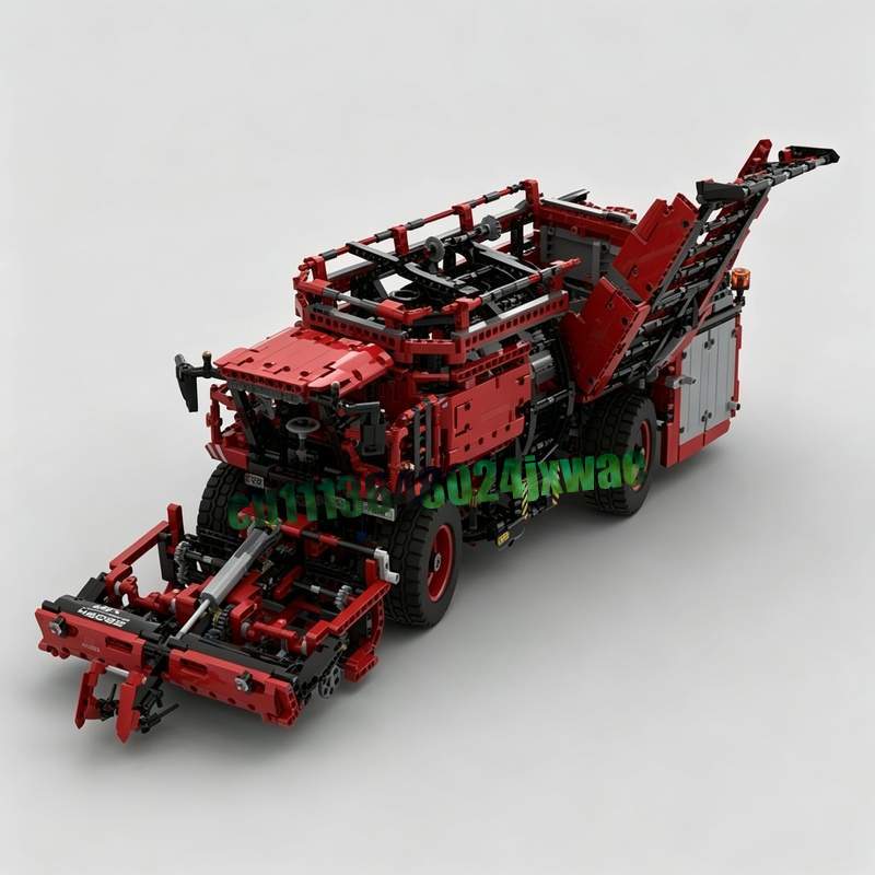 3747ピース 赤色農業ハーベスター農場車両モデル カスタム - Agriculture Farming Education のレビューと価格