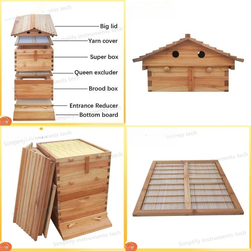 自動流蜜式巣枠養蜂器具 中国産モミ材 ワックス加工 18mm - Beehive Frame Wax のレビューと価格