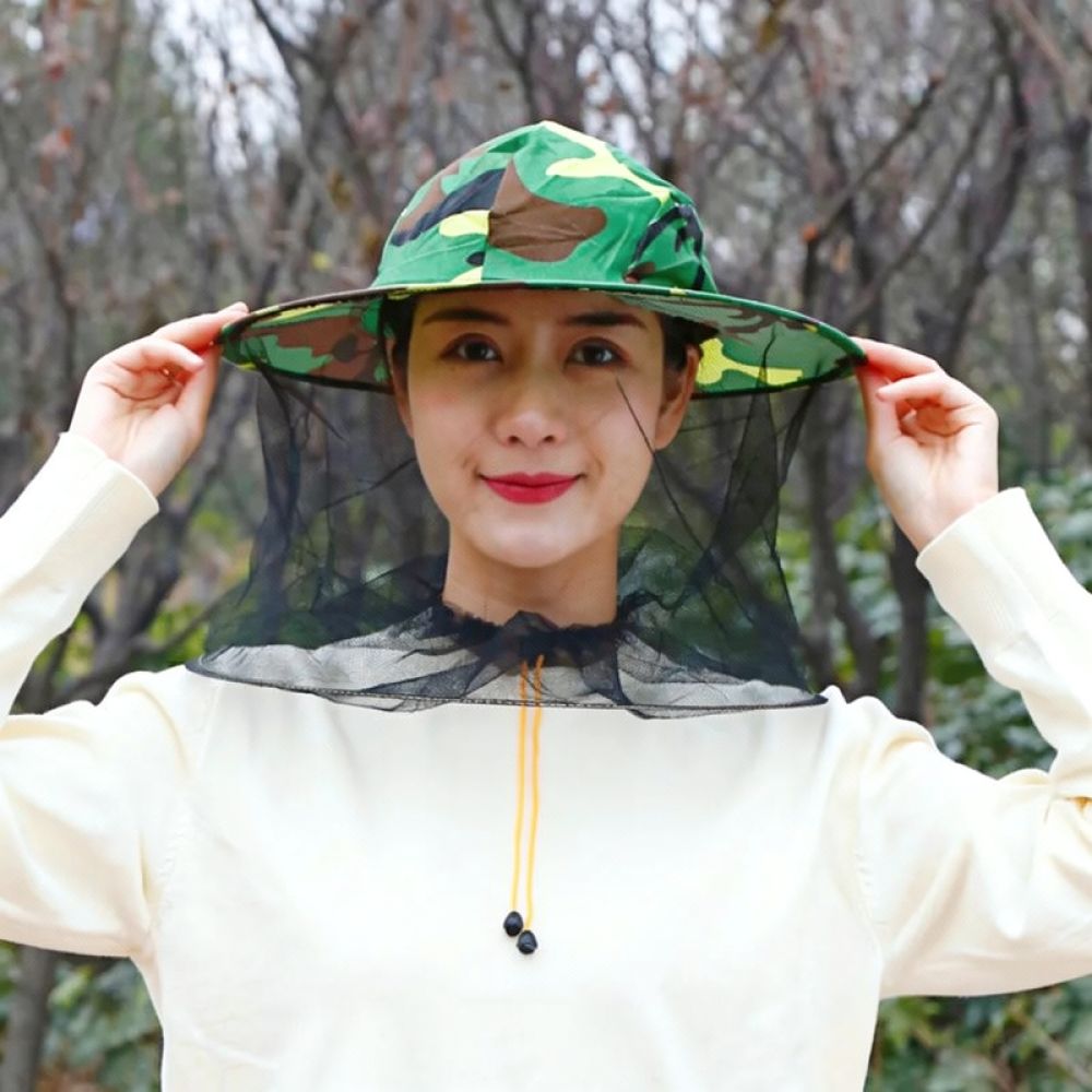 防虫ネット付きの養蜂用ヘルメット、顔を覆うベール。Wanfe - Agriculture Farming Hats のレビューと価格